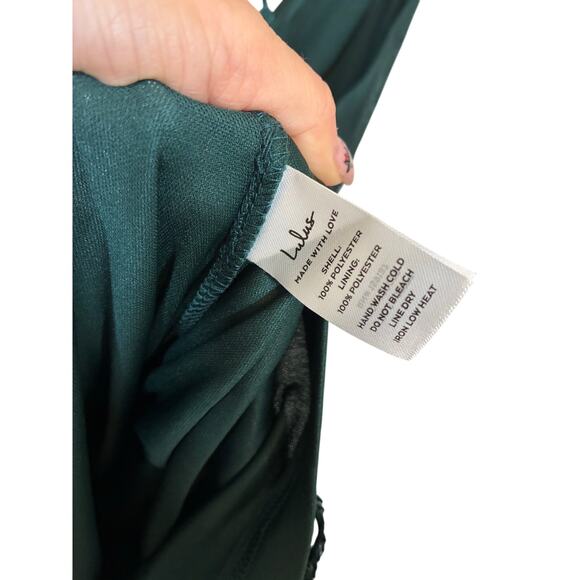 NWT A Love To Remember Emerald Lace Backless Skater Dress S Holiday Christmas - Picture 7 of 7